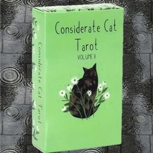 New! Considerate Cat Tarot Cards - Mystical Moon & Stars Spiritual Connection